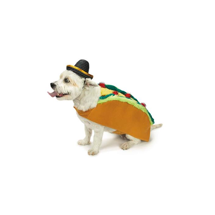 Casual Canine Tasty Taco Sombrero Costume X Large