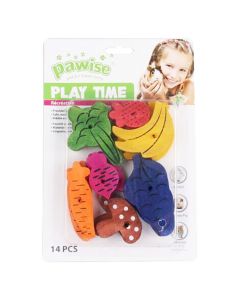Pawise Play Time Small Pet Fruit & Veggie Mix [14 Pack]