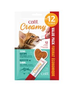Catit Creamy Tuna Lickable Cat Treats [12x15g]