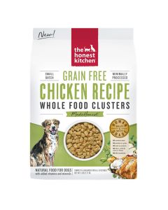 The Honest Kitchen Grain Free Clusters Chicken Recipe Dog Food, 5lb