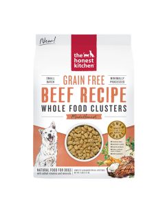 The Honest Kitchen Grain Free Clusters Beef Recipe Dog Food, 5lb