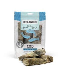 Icelandic+ Cod Skin Hand Wrapped Chew Stick 5", 3pk