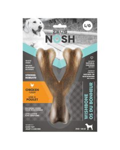 Zeus Nosh Strong Wishbone Chicken Flavour Chew Toy [Large]