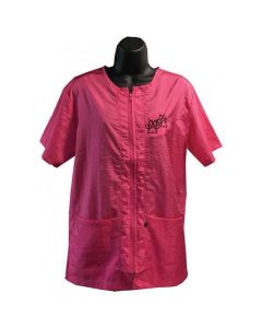 Cozymo Loose Fit Zip-up Grooming Jacket, Pink