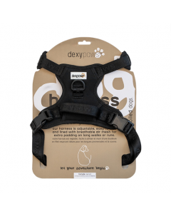 Dexypaws Dog No-Pull Harness, Black, Large