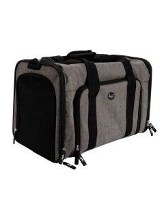 Dogit Explorer Soft Carrier Expandable Carry Bag Gray