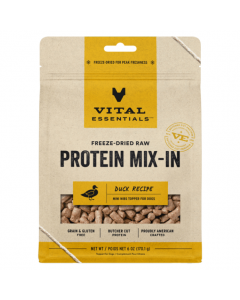 Vital Essentials Freeze-Dried Raw Duck Mini Nibs Protein Mix-In, 170g