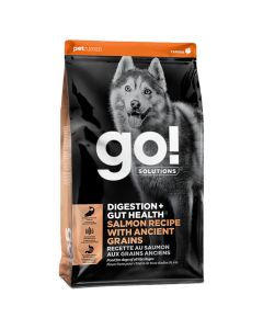 Go! Solutions Digestion + Gut Health Salmon Recipe with Ancient Grains Dog Food, 3.5lb