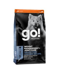 Go! Solutions Weight Management + Joint Care Grain-Free Chicken Recipe Dog Food, 3.5lb