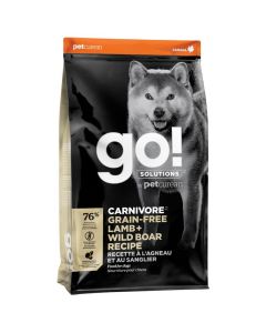 Go! Solutions Carnivore Grain-Free Lamb + Wild Boar Dog Food