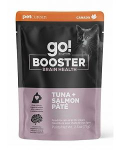 Go! Solutions Brain Health Tuna + Salmon Pate Cat Booster, 71g