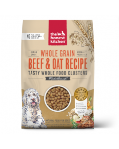 The Honest Kitchen Whole Grain Beef & Oat Whole Food Clusters Dog Food, 20lb