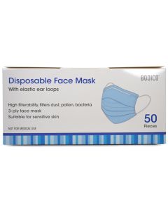 Bodico Disposable Face Mask [50 Pack]
