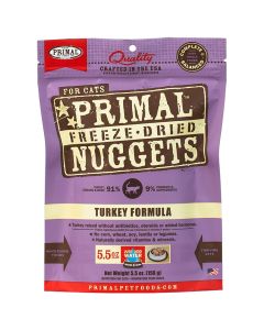 Primal Nuggets Freeze Dried Turkey Cat Food