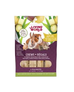Living World Chews Sugar Cane Stalk Sticks [4 pieces] 