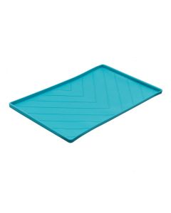 Messy Mutts Silicone Food Mat Blue Medium