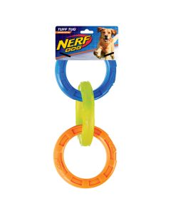 Nerf Dog Tuff Tug 3-Ring Medium
