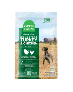 Open Farm Grain Free Homestead Turkey & Chicken Dog Food, 4lb