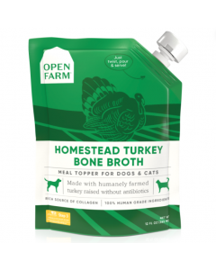 Open Farm Homestead Turkey Bone Broth, 355ml