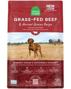 Open Farm Ancient Grains Grass-Fed Beef Dog Food, 4lb