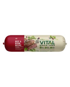 S/O Freshpet Vital Grain Free Beef & Bison Recipe Dog Food, 5lb