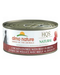 Almo Nature Natural Chicken With Beef in Broth Dog Food, 156g