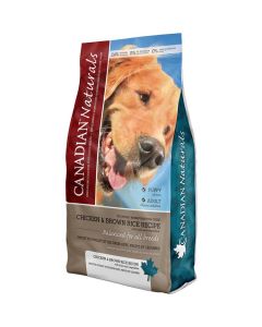 Canadian Naturals Chicken & Brown Rice Recipe Dog Food, 11lb