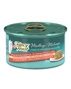 Fancy Feast Medleys Shredded White Meat Chicken Fare Cat Food [85g]