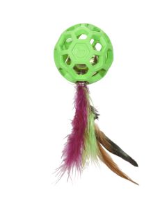 JW Cataction Feather Ball with Bell