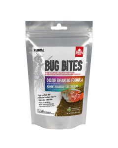 Fluval Bug Bites Colour Enhancer Formula for Medium to Large Fish [125g]