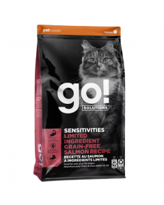 Go! Solutions Sensitivities Limited Ingredient Grain-Free Salmon Cat Food, 6lb