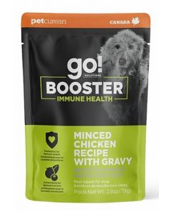 Go! Solutions Immune Health Minced Chicken With Gravy Dog Booster, 79g