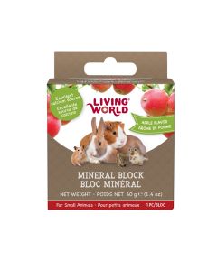 Living World Mineral Block Apple Flavour [40g]