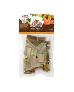 Living World Chews Papaya Stalk Cubes [20g]