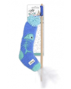 All For Paws Cat Sock Wand Fish