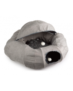 All For Paws Lambswool Donut Cat Tunnel