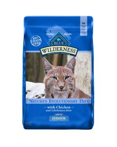 Blue Wilderness Chicken Indoor Adult Cat Food, 11lb