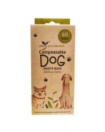 Leaf Compostable Dog Waste Bags Unscented [60 Bags]