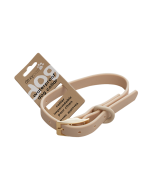 Dexypaws Dog Waterproof Collar, Nude X-Large 1x17-21"