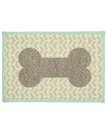 Loving Pets Fashion Mat Geo Bone Aqua