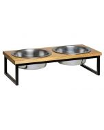 Loving Pets Wooden Top Diner Natural [1qt]