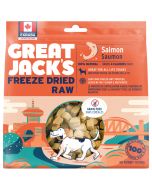 Great Jack's Freeze-Dried Raw Salmon Dog Treats [198g]