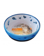 All For Paws Modern Cat Love Bowl, Blue