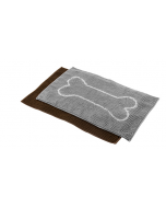 Pawise Microfiber Chenille Dog Mat Beige, 19.7x31.5”  