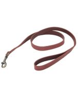 Circle T Rustic Leather Leash, 3/4"x6', Brick Red