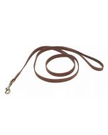 Circle T Rustic Leather Leash, 1"x4', Chocolate