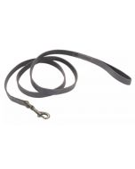 Circle T Rustic Leather Leash, 1"x4', Slate Grey