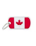 My Family FLAGS Canada Pet ID Tag