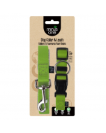 Minus One Dog Collar & Leash Meadow, Small