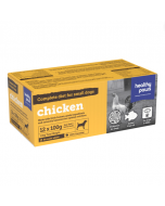 Healthy Paws Complete Dinner Chicken Dog Food, 12x100g